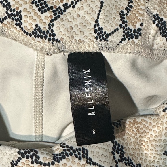 Anthropologie All Fenix Python Print Full Length Leggings size Small High Rise - Picture 4 of 5